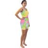Uzzi Sleeveless Cropped Top for Women Pastel Neon
